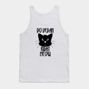 Go Vegan Right Meow Tank Top